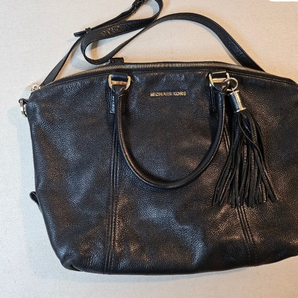 Michael Kors Pebbled Leather Crossbody with Adjustable Strap